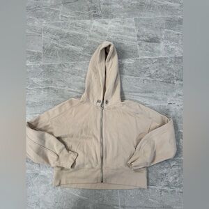 Abercrombie Zip Up Cropped Hoodie